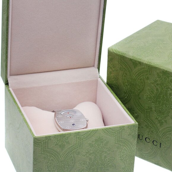 GUCCI Grip watch 157.4/YA157401 Date white Dial Quartz Men's Watch_875835